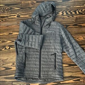 Outdoor Vitals Gray Hooded lightweight Puffer Jacket